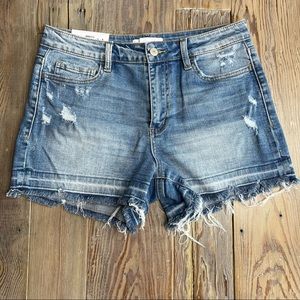 Vervet by Flying Monkey Boyfriend Denim Shorts